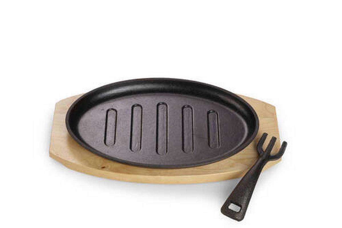 Tálalóserpenyő Ew-Ge-1347 - barna/fekete, Basics, fa/fém (28/2/18cm) - Echtwerk