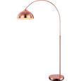 Stehleuchte Newcastle, max. 40 Watt - Kupferfarben, MODERN, Kunststoff/Metall (92/30/196cm)