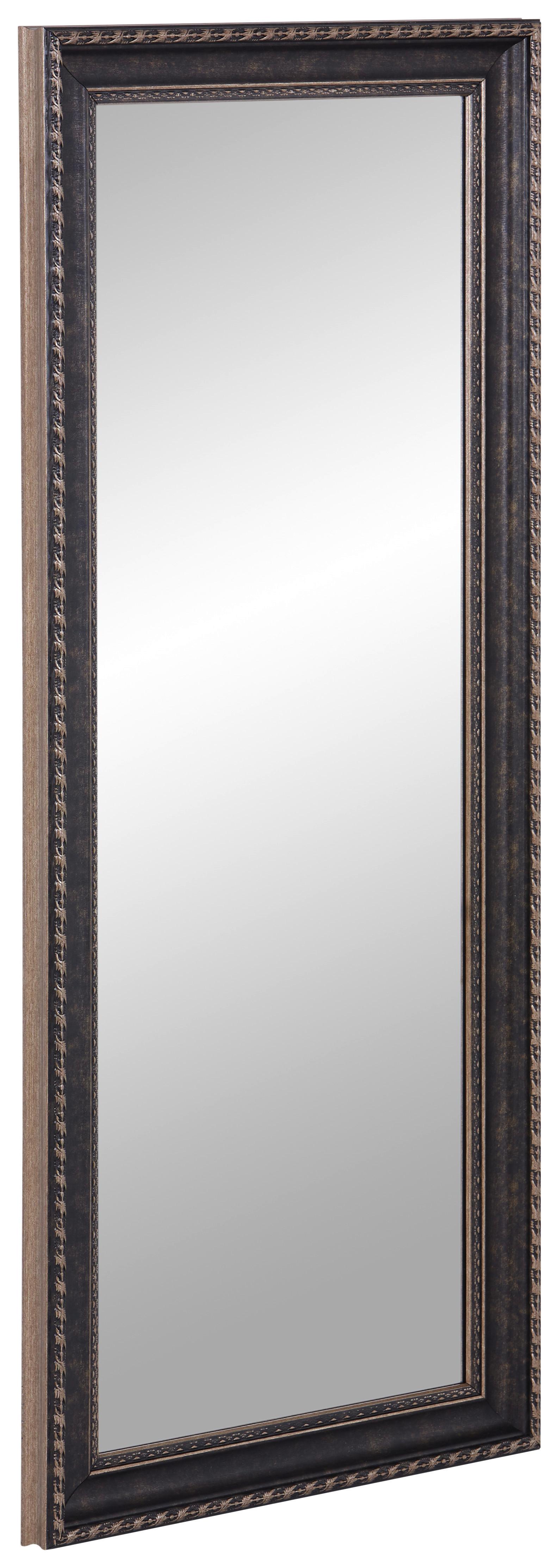 Oglindă KARMA IV - maro închis, Modern, plastic/sticlă (48/112cm) - Modern Living