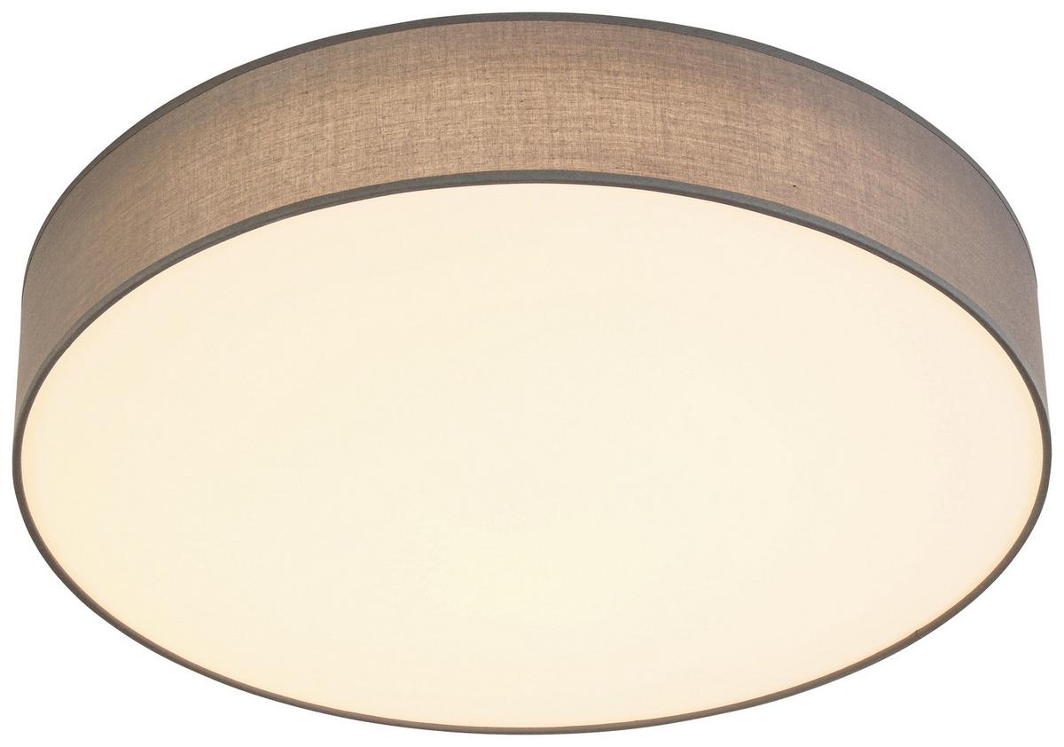 LAMPA SUFITOWA LED CHRISTINA - biały/szary, Trend, tworzywo sztuczne/metal (60/11cm) - Novel