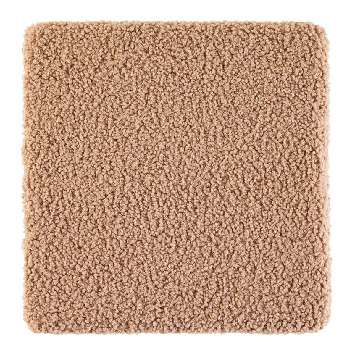Sitzkissen Teddy Caramelfarben ca. 40x40cm - Romantik / Landhaus (40/40cm) - Mömax
