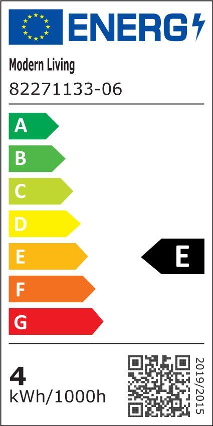 LED-Leuchtmittel Multi max. 4 Watt, 4 Stk. - Klar, Glas/Metall (4,5/7,6cm) - Modern Living