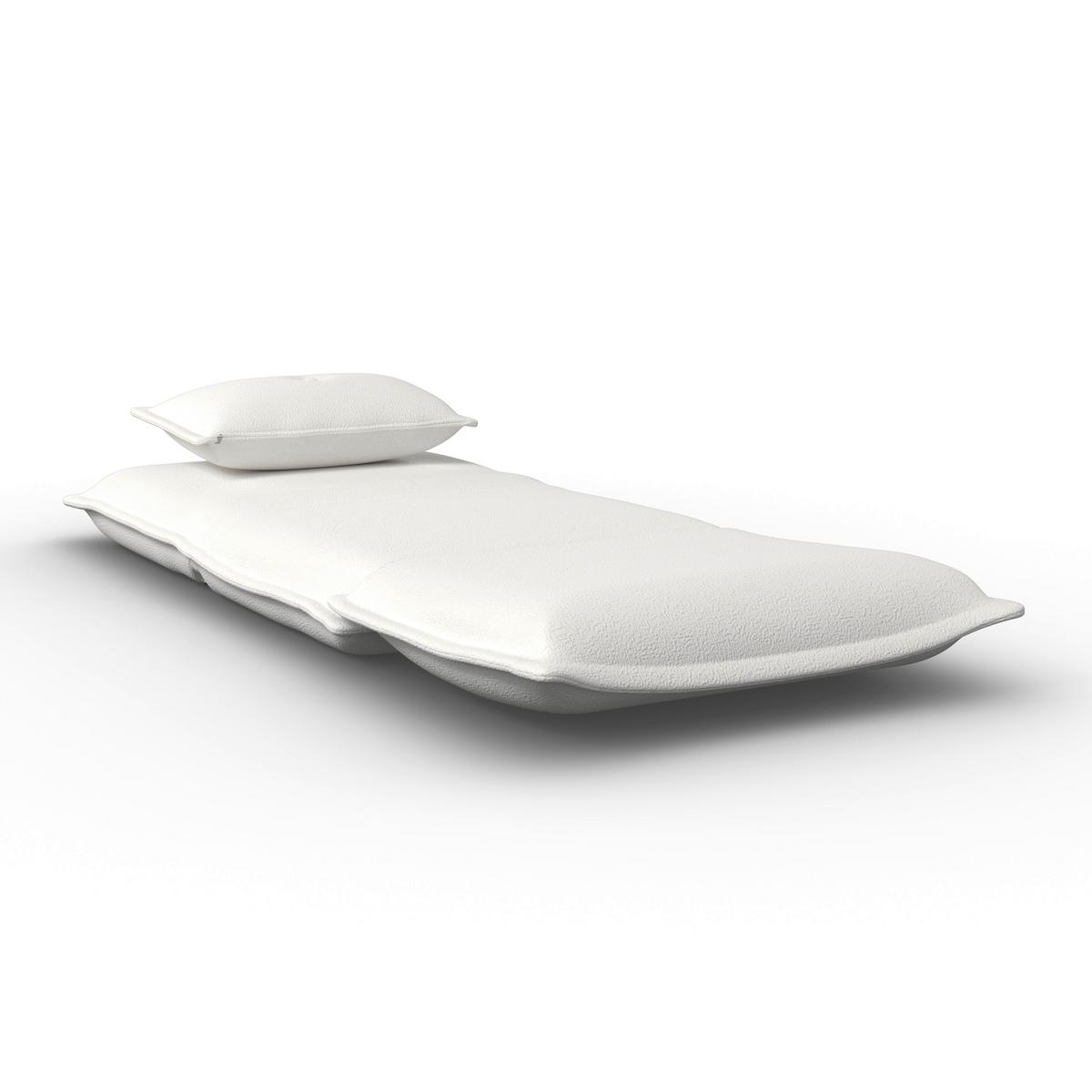 Fotelj S Funkcijo Ležišča Tamara, Bela - bela, Moderno, kovina/tekstil (82/31/69cm) - Bessagi Home