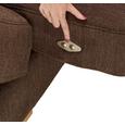 Wohnlandschaft Braun - Beige/Dunkelbraun, ROMANTIK / LANDHAUS, Textil (305/90/185cm) - ZANDIARA