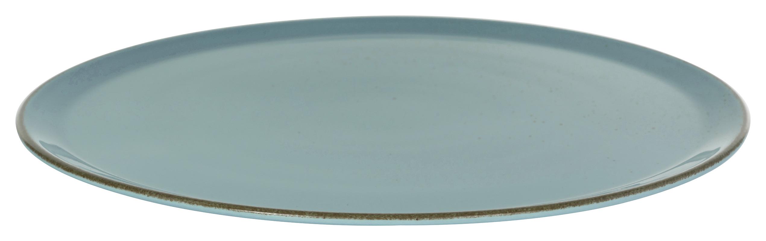 Farfurie pentru pizza Capri - verde, Modern, ceramică (33/33/2cm) - Premium Living