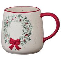 Šolja Za Kafu Wanda - zelena/bela, Romantično / Seoski, keramika (12,8/9,5cm) - Mömax