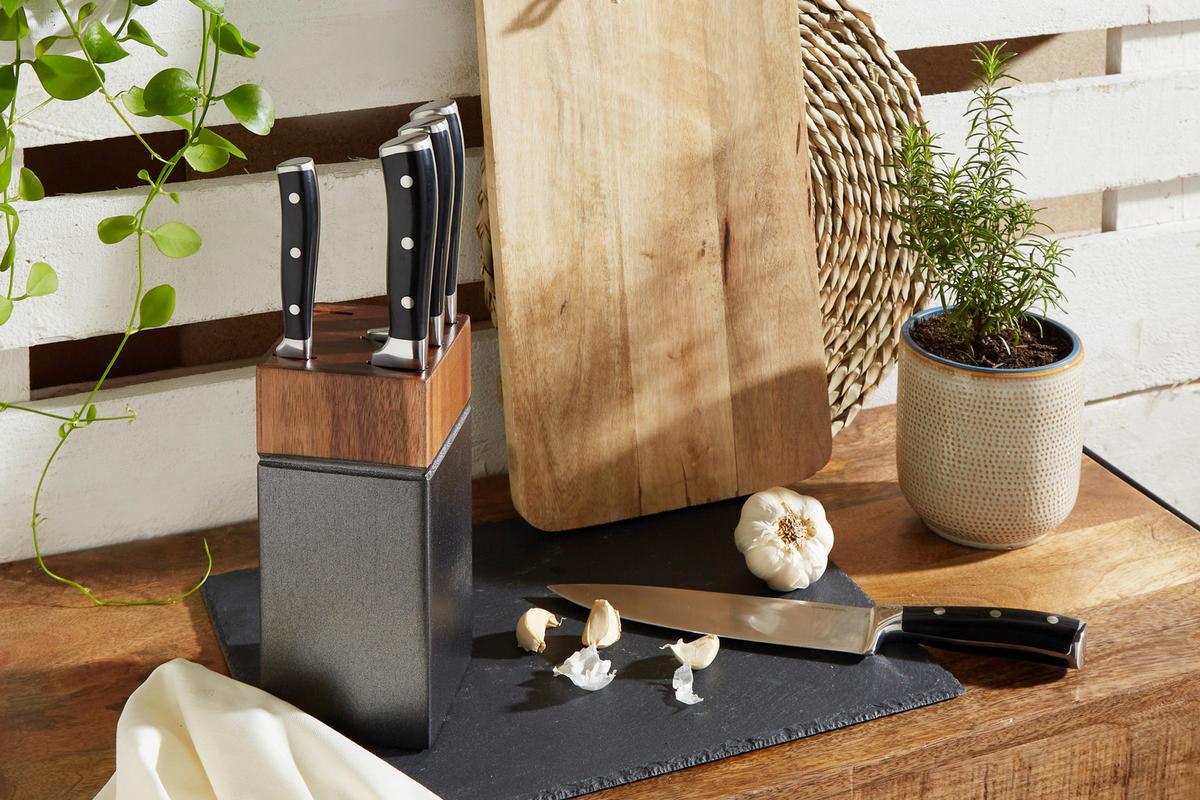 Santoku Kés Michael - ezüst, Konventionell, fém (30,5cm) - Premium Living