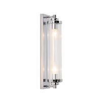 Wandleuchte Lp-2960/1w Ch Lorenzo - Chromfarben, Konventionell, Glas (42/10/8cm)