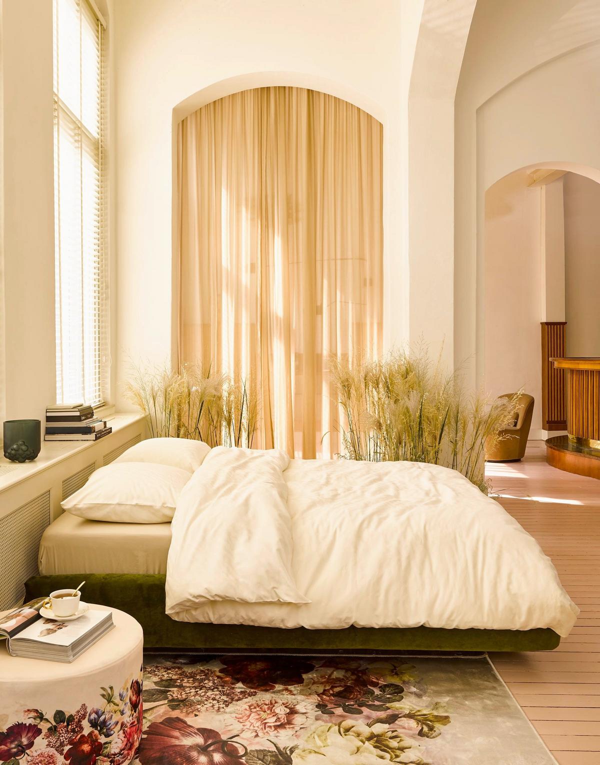 POŚCIEL DWUSTRONNA BELEN DUVET COVER - kremowy, Basics, tkanina (155/220cm) - Essenza