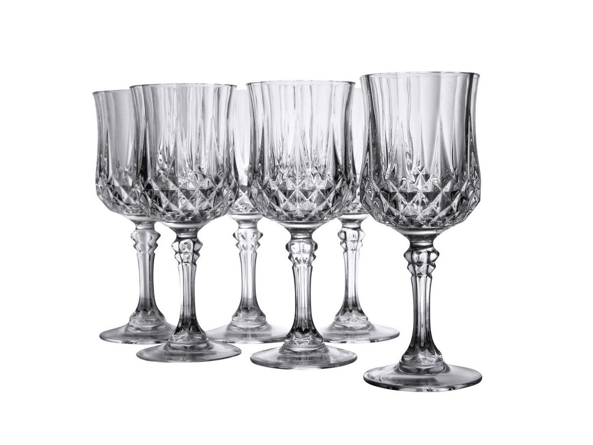 Set Kozarcev Longchamp Eclat, 6-Delni - prozorno, steklo (250ml) - Creatable