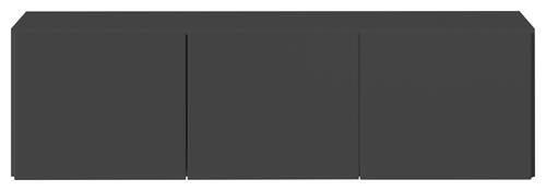DULAP MAX-EXTRA - gri, Konventionell, material pe bază de lemn (136/39/54cm) - Modern Living