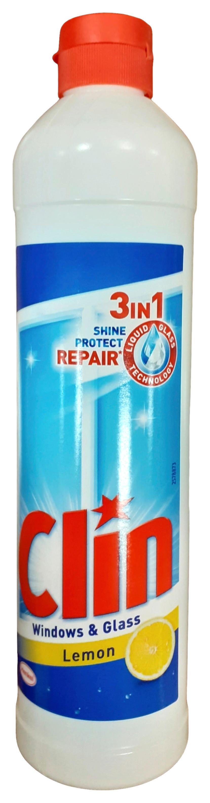 Ablaktisztító Utántöltő Clin - műanyag (500ml)