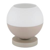 Veioză Ragusa - alb/bej, Design, sticlă/metal (20/21cm) - Globo