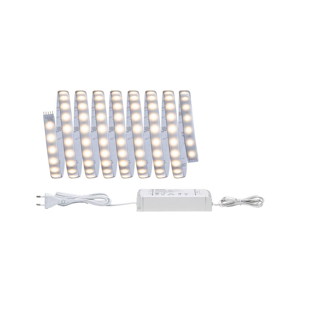 LED-Strip 70666 in Silberfarben max. 18 Watt - Silberfarben, Basics, Kunststoff (300-550,0cm) - Paulmann