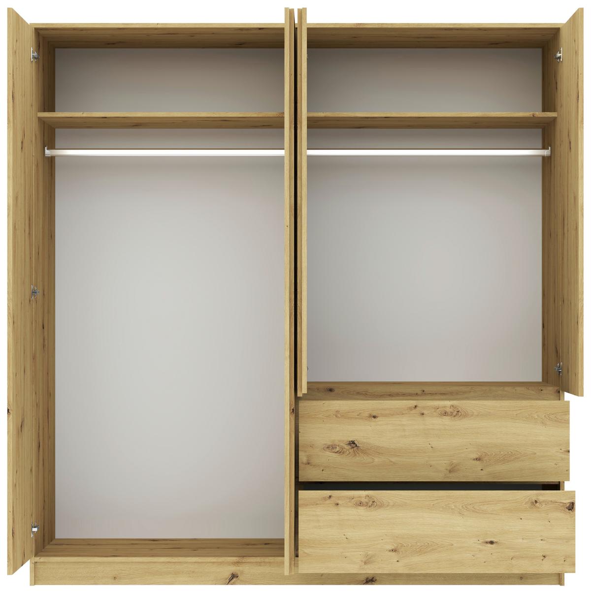 Kleiderschrank Basit Eiche Artisan online kaufen mömax