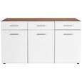 Komoda AVENSIS - črna/bela, Moderno, umetna masa/leseni material (150/82,6/43,1cm) - Mömax modern living Komoda AVENSIS - črna/bela, Moderno, umetna masa/leseni material (150/82,6/43,1cm) - Mömax modern living