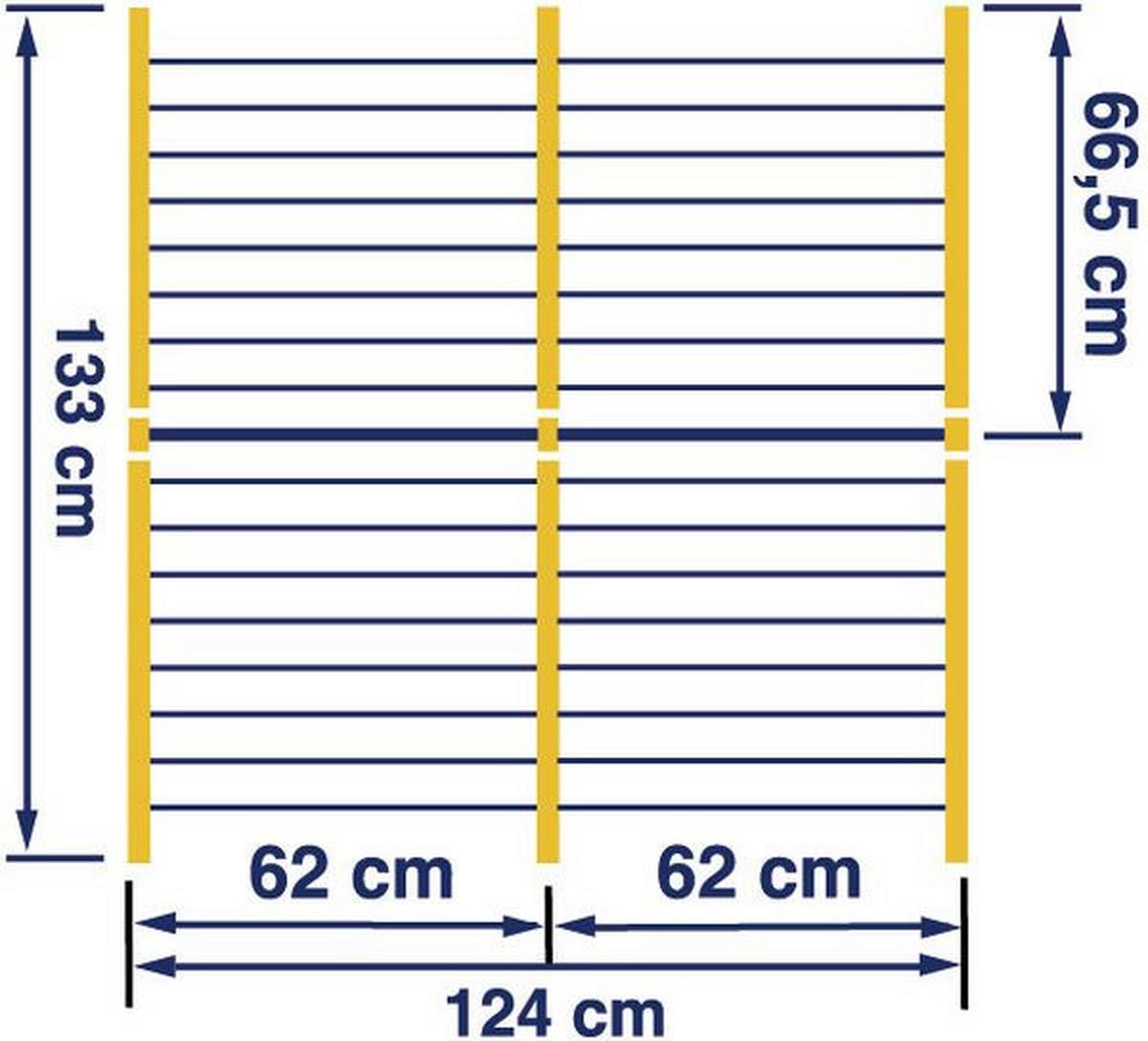 SUSZARKA NA PRANIE NA WANNĘ 81702 - niebieski/biały, Basics, tworzywo sztuczne (96-189/68/70cm) - Leifheit