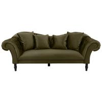 CANAPEA CU 3 LOCURI CUPIDO - măsliniu, Design, textil (242/91/104cm) - Mömax