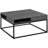 STOLIK KAWOWY WILLFORD - kolor jesionowy/czarny, Trend, materiał drewnopochodny/metal (80/80/40cm) - MID.YOU