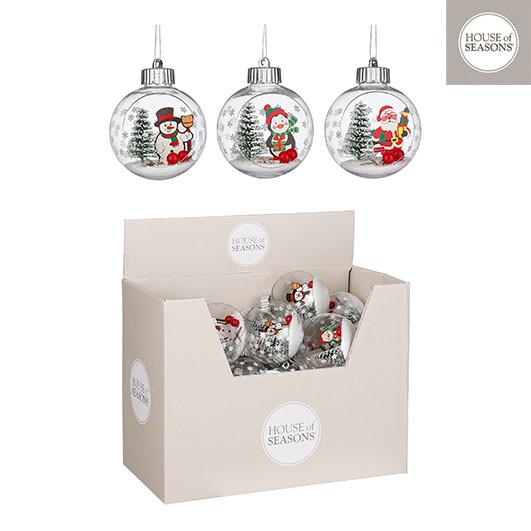 Kroglica Za Božično Jelko Pinguin - (8cm)
