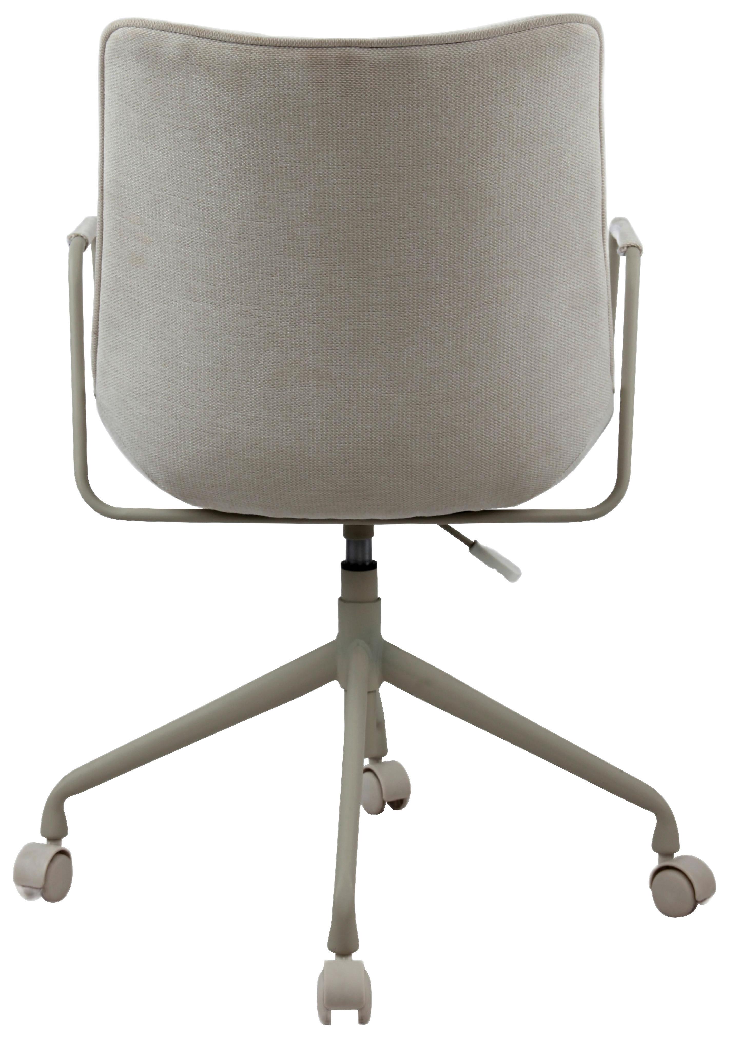 SNURRSTOL LOUIS - beige, Modern, metall/textil (57/90-100/63cm) - Mömax