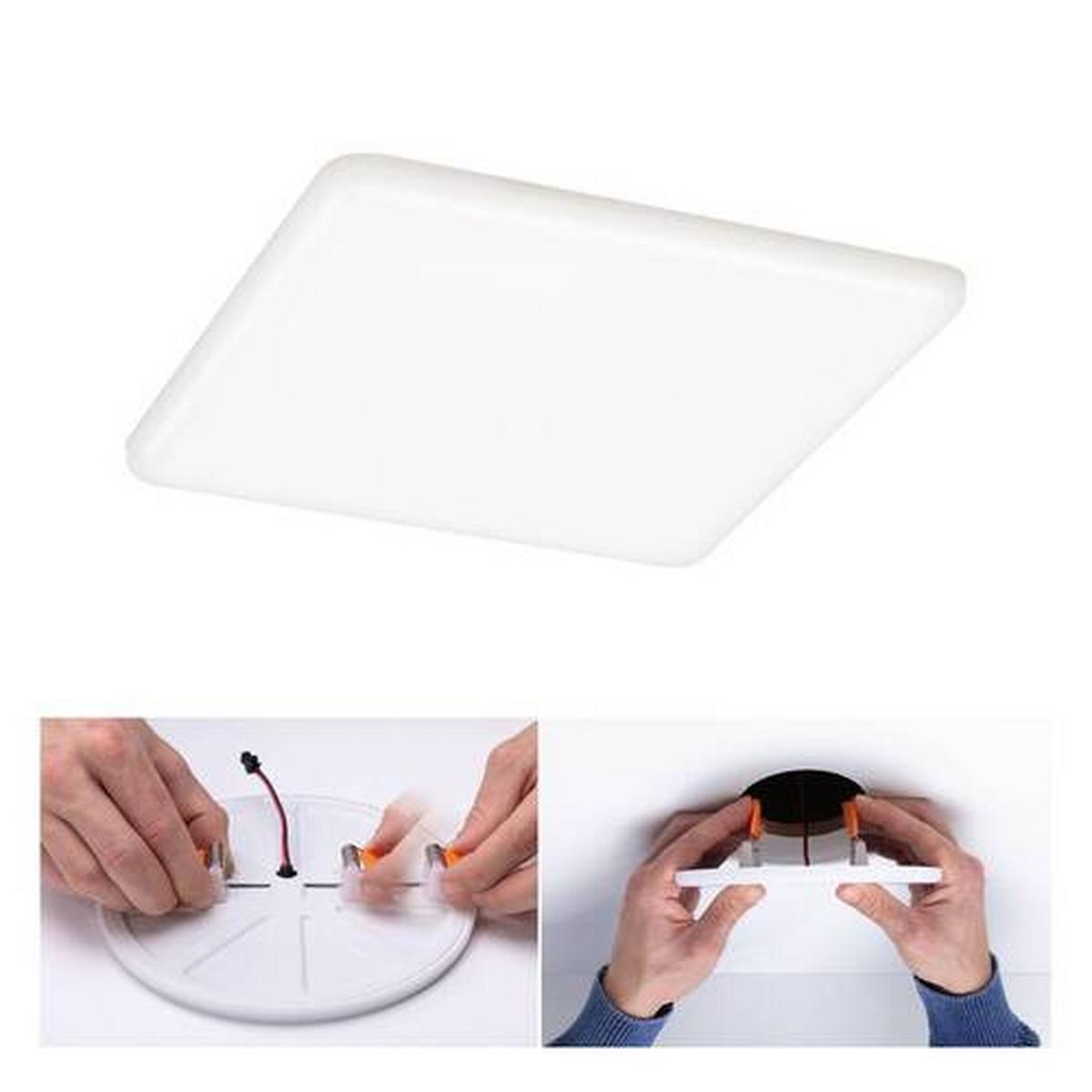 LED-Paneel Veluna VariFit in Weiß max. 17,5 Watt - Basics, Kunststoff (18,5/18,5/1cm) - Paulmann