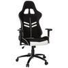 Gaming Stol League Pro I, Črna, Bela - črna/bela, Moderno, kovina/umetna masa (72/138/63cm) - MID.YOU