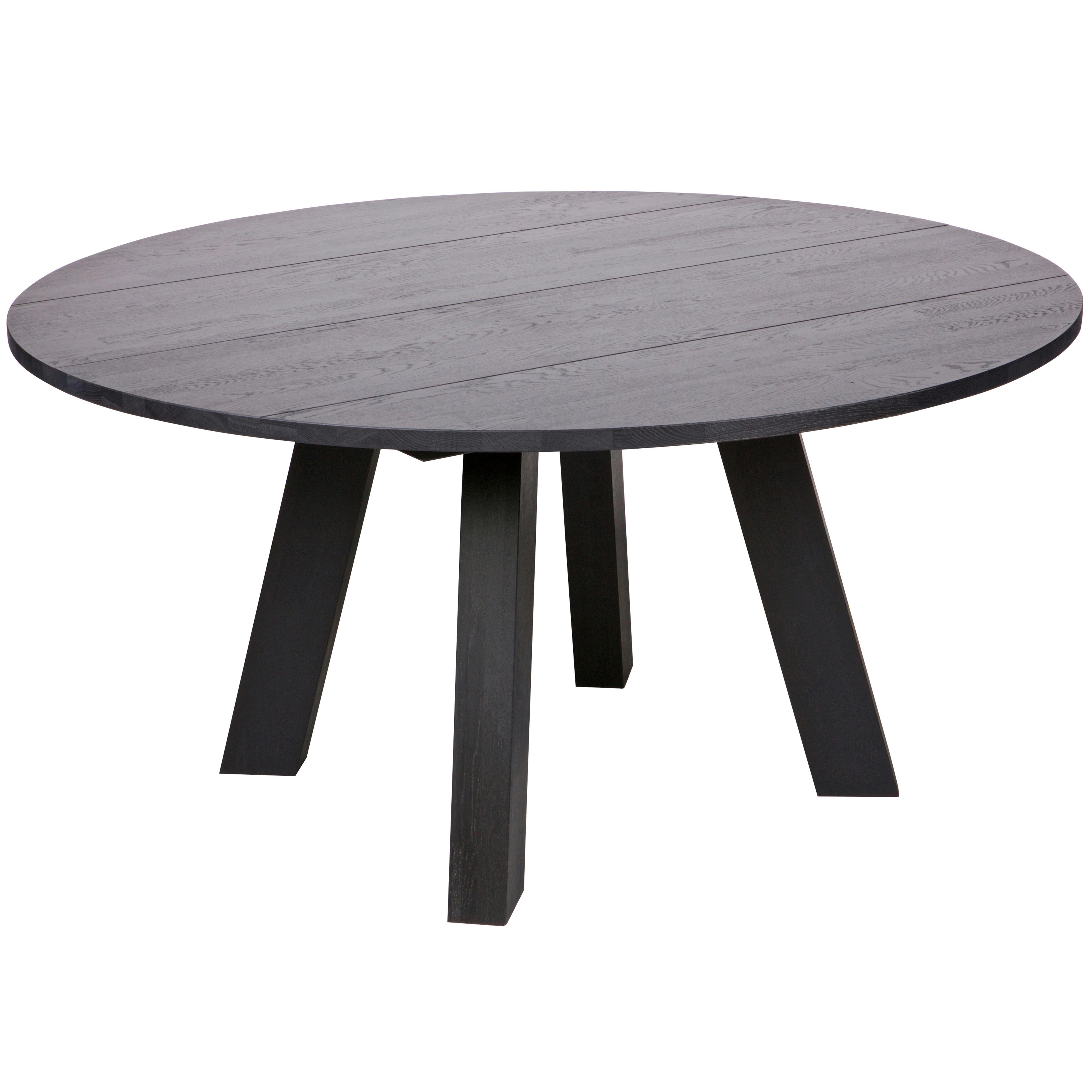 Esstisch Rhonda Schwarz - Schwarz, MODERN, Holz (150/150/75cm) - Livetastic