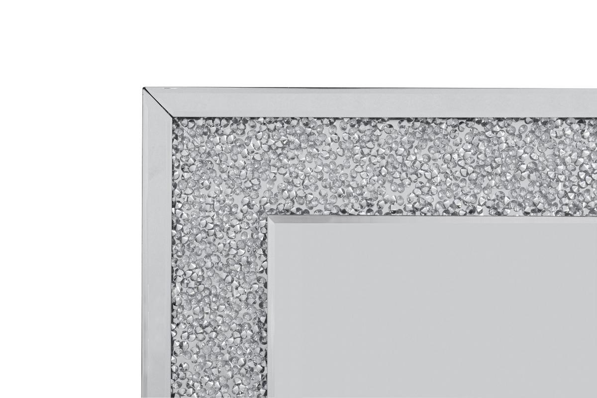 Wandspiegel Diamant In Silberfarben - srebrne barve/prozorno, Trendi, umetna masa/steklo (80/120/2,2cm) - Mömax