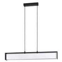 Led-hängeleuchte 900075* Valdelagrano-Z - Weiss/Schwarz, Design, Holz/Textil (100/10,5/110cm) - Eglo