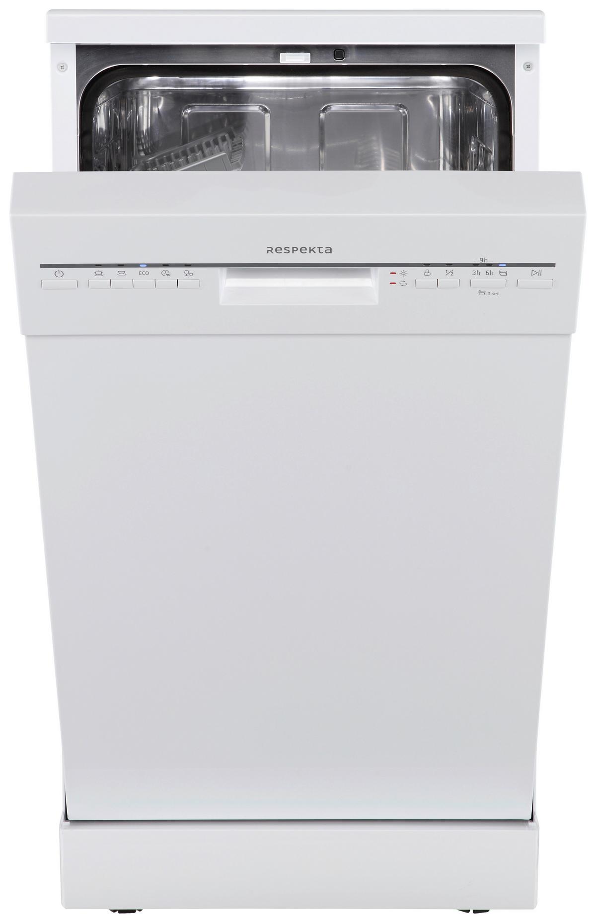 Pomivalni Stroj Gsps45w-12 - bela, Basics, kovina/umetna masa (44,8/84,5/60cm) - Respekta