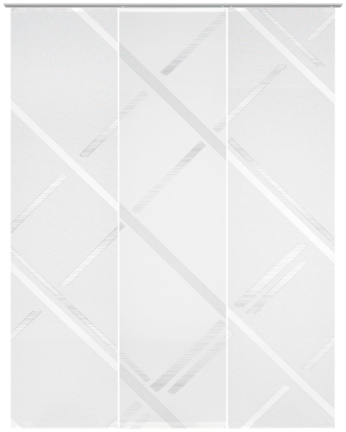 ZASŁONA PANELOWA MALMÖ - antracytowy, Design, tkanina (60/245cm) - Novel