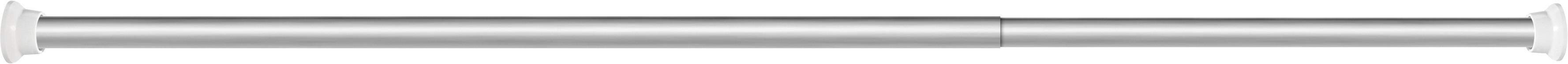 Duschvorhangstange Renate in Silber ca. 125-220cm - Silberfarben, Metall (125-220cmcm)