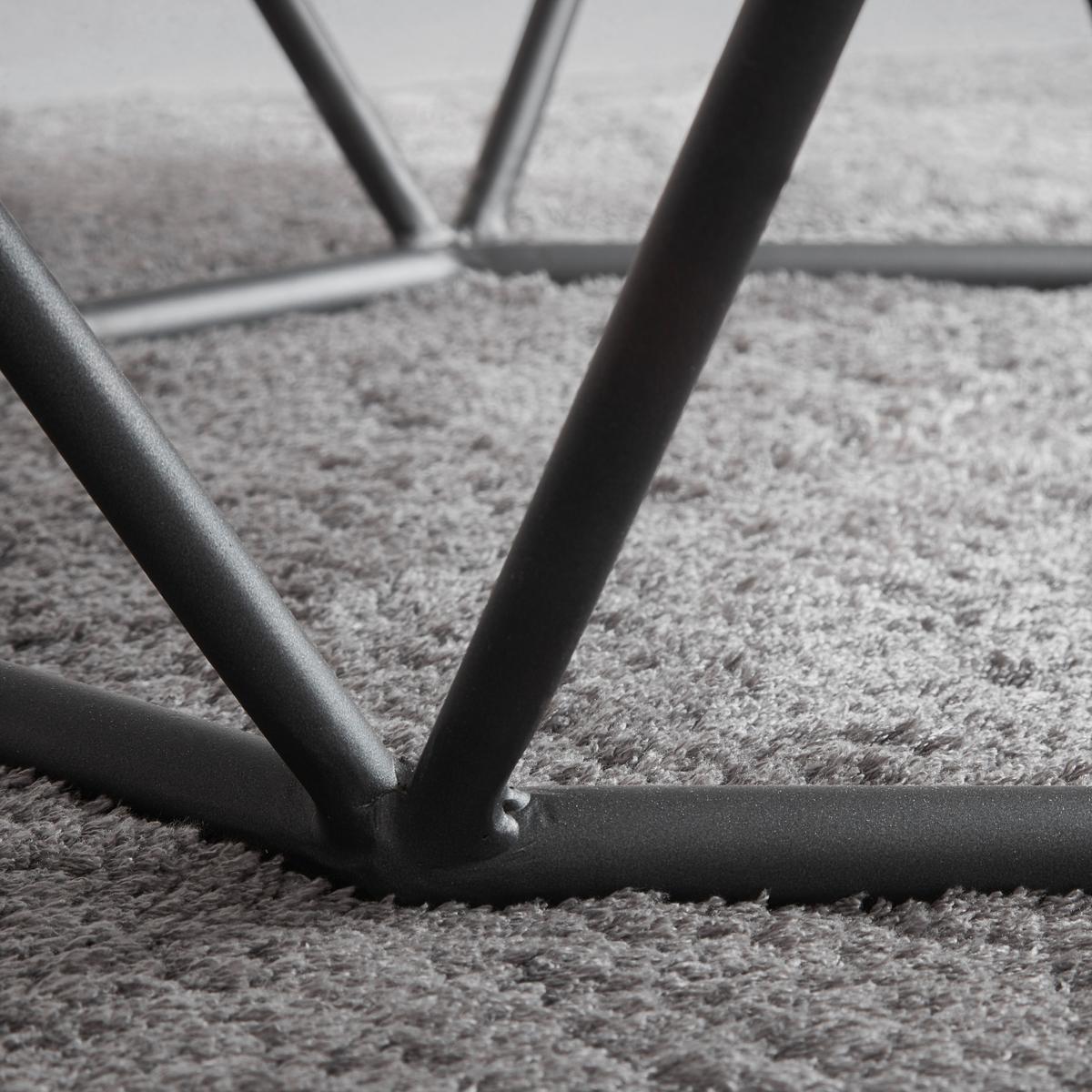 Couchtisch Across in Naturfarben/Schwarz - Schwarz/Naturfarben, Natur, Holz/Metall (75/75/42cm) - Zandiara