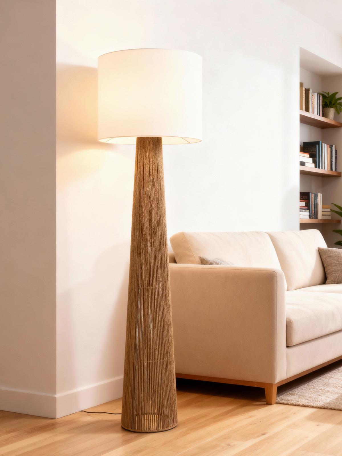 Lampadar Mozu - maro/alb, Modern, hârtie/metal (35/140cm) - Mömax