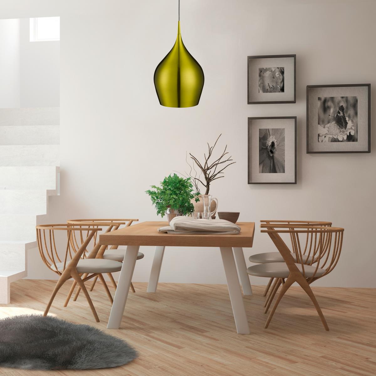 Függeszték Vibrant 6461-26gr - zöld, Design, fém (26/160cm)