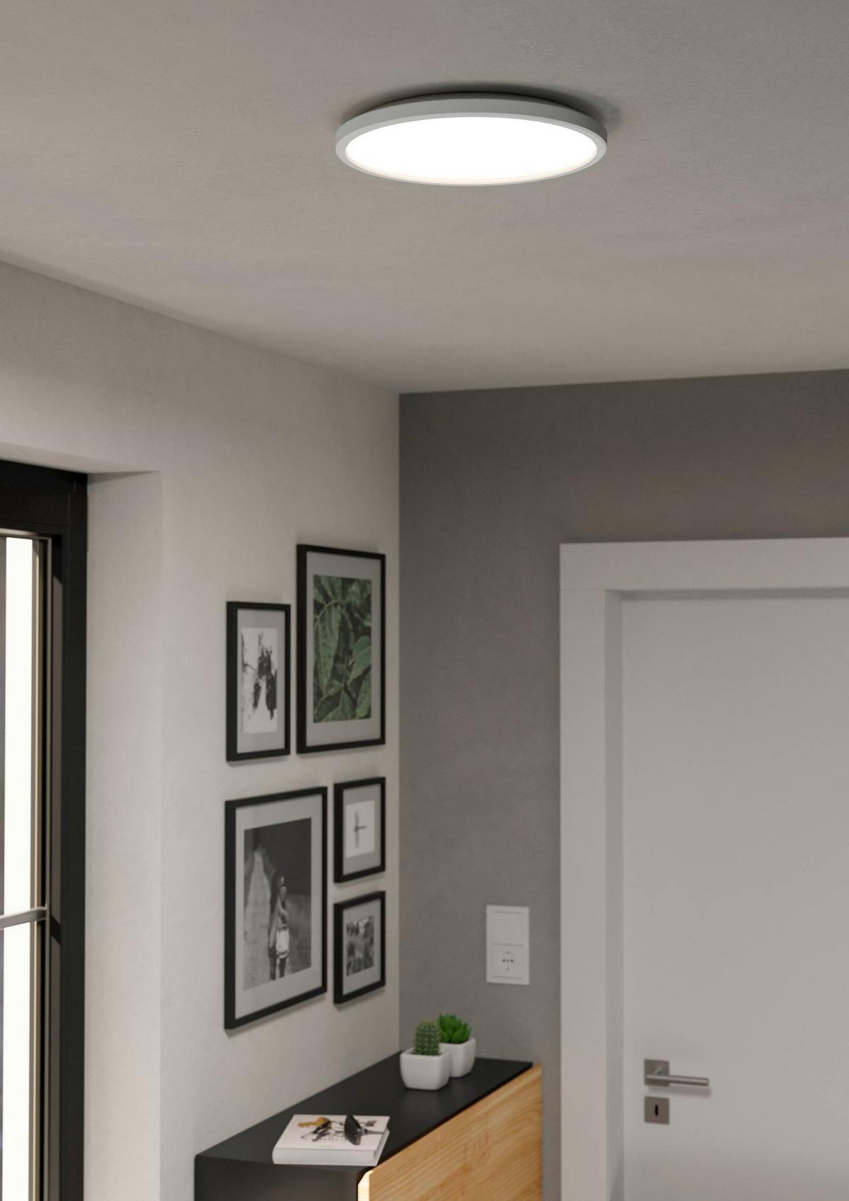 ŁAZIENKOWA LAMPA SUFITOWA 780906 CURITIBA - biały, Basics, tworzywo sztuczne (30/2,5cm) - Celina