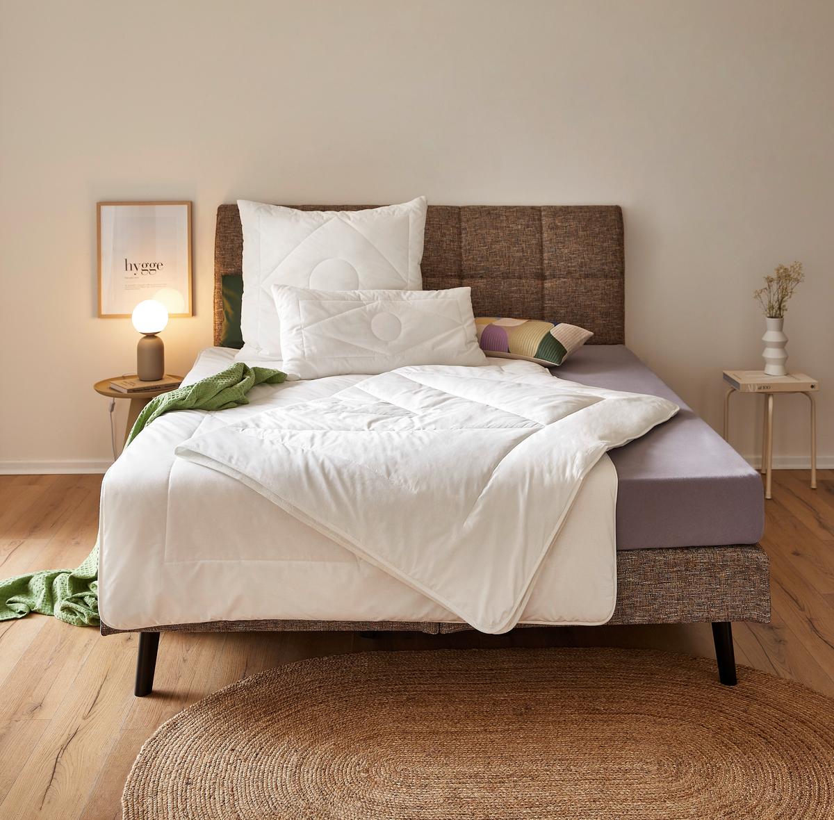 KOŁDRA CAŁOROCZNA NIDRA - kolor naturalny, Konventionell, tworzywo sztuczne/tkanina (135/200cm) - Sleeptex