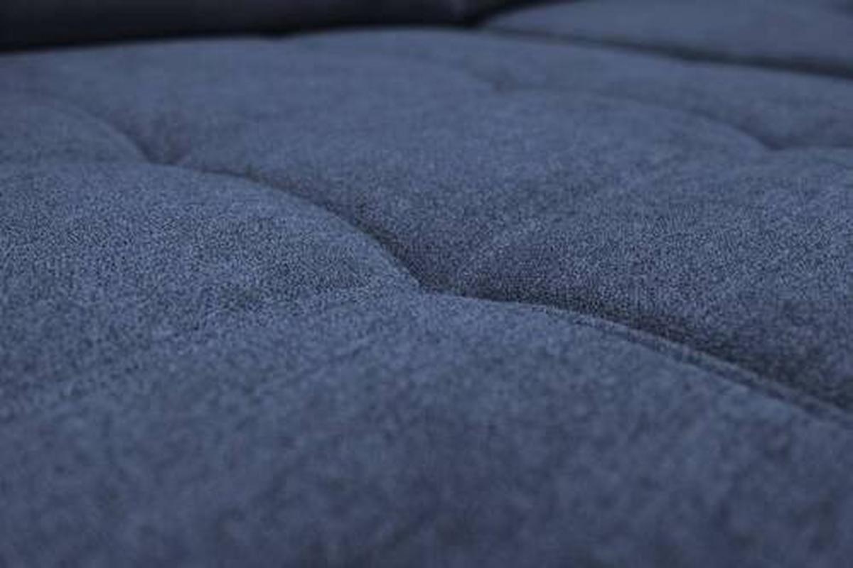 Coltar CANION - albastru închis, Design, textil (174/322/173cm) - Modern Living