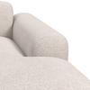 HÖRNSOFFA MARLO - svart/cremefärgad, Modern, trä/textil (263/162cm) - Bessagi Home