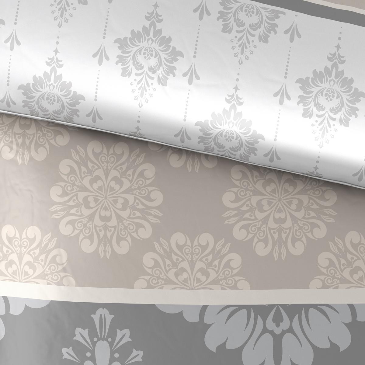 BETTWÄSCHESET YVONNE - Grau, Konventionell, Textil (160/210cm) - Modern Living