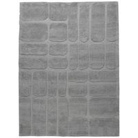 Wollteppich Bermudez Grau ca. 160x230cm - Grau, Basics, Textil (160/230cm)