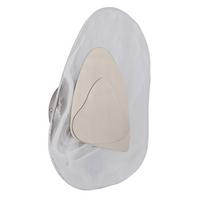 LED-WANDLEUCHTE 78411N DORSEY - Klar/Weiss, Design, Glas/Metall (20,3/31,5cm) - Globo