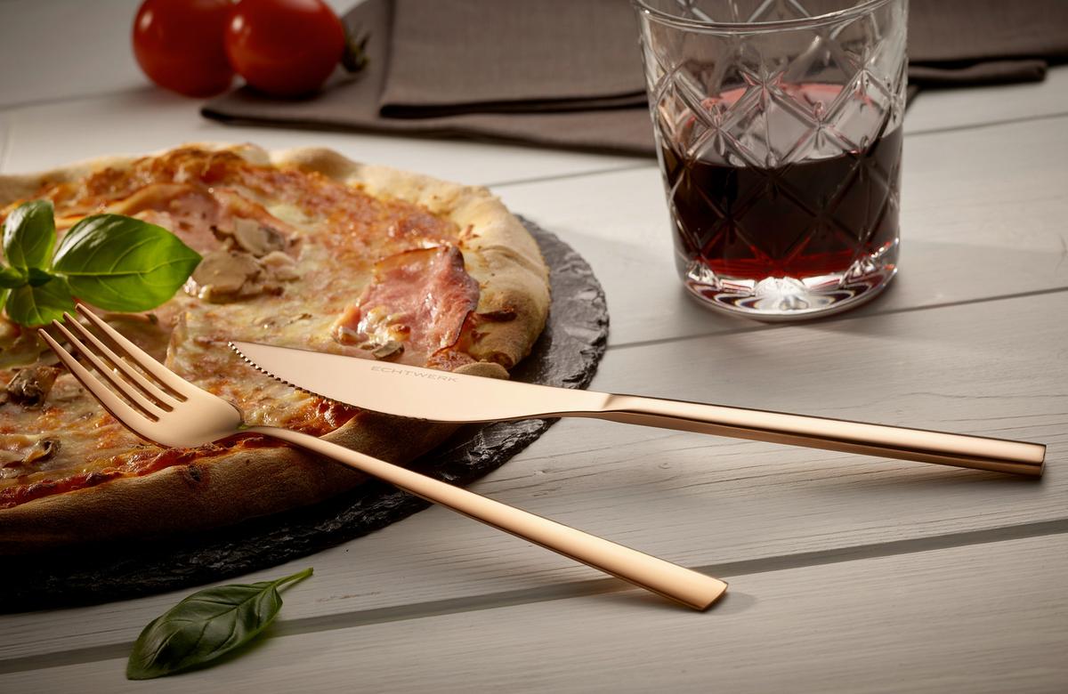 Pribor Za Pico Pizza, Barva Bakra, 4-Delni - barve bakra, Basics, kovina - Echtwerk
