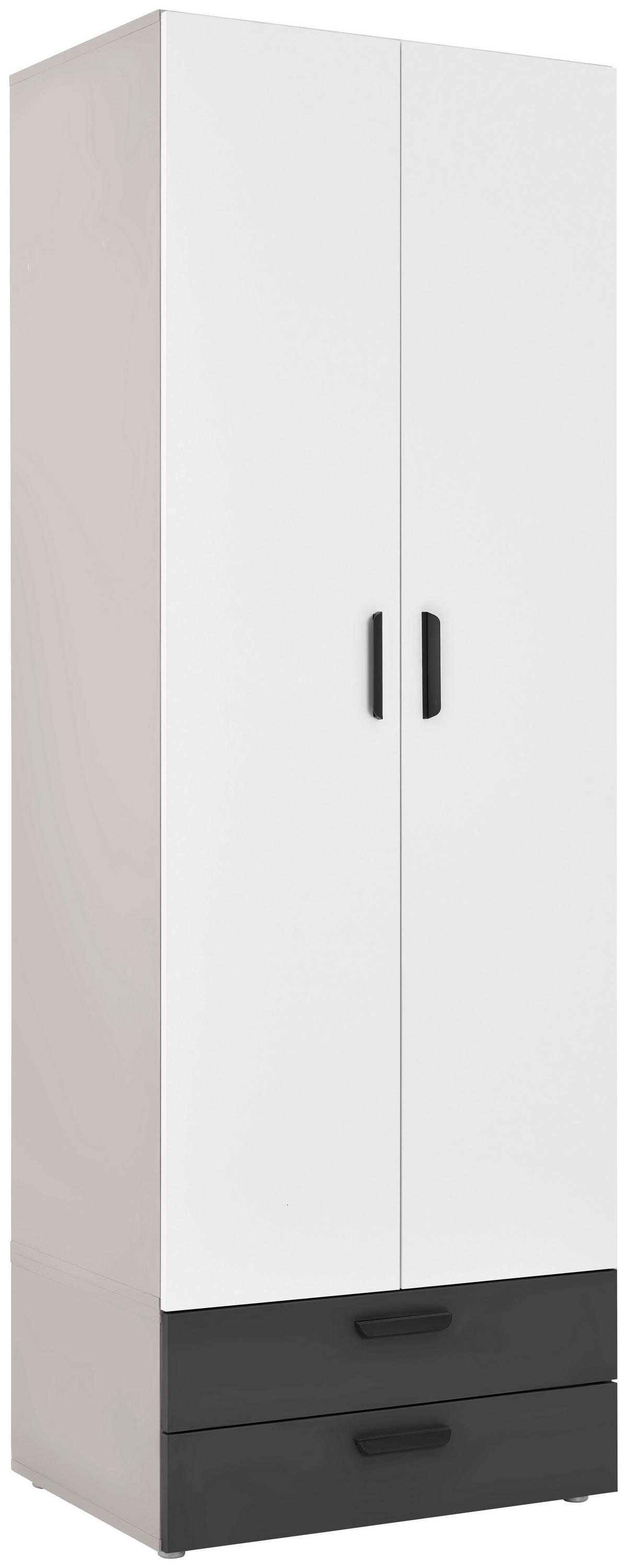 Ladice Basic - kašmir/antracit, Konvencionalno, drvni materijal (74/35/51,9cm)