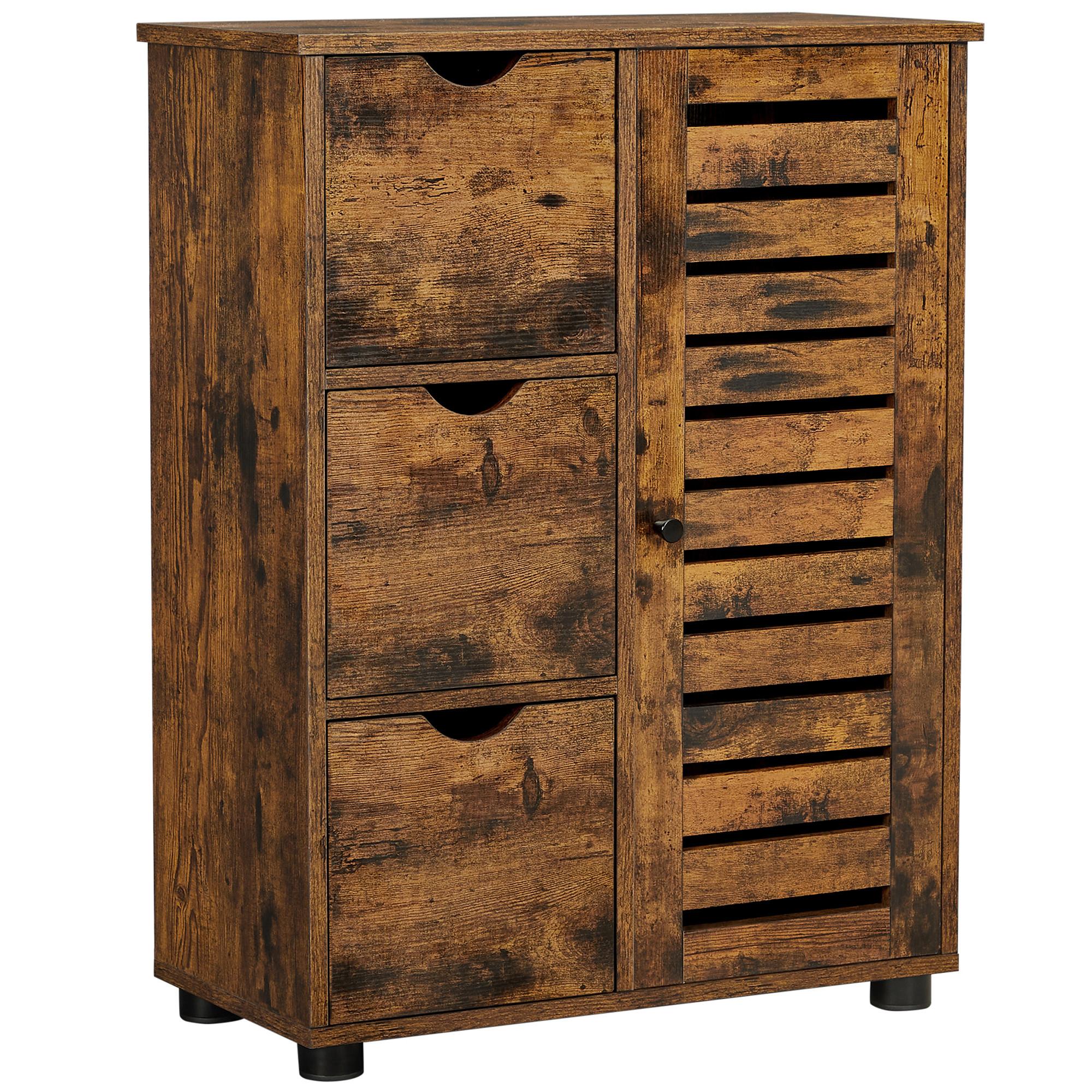 MIDISCHRANK BBK143X01V1 - Schwarz/Braun, Trend, Holzwerkstoff/Kunststoff (60/80/30cm) - MID.YOU