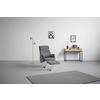 RELAXFÅTÖLJ STAR - vit/grafitfärgad, Modern, metall/textil (72/107-95/86-110cm) - Mömax