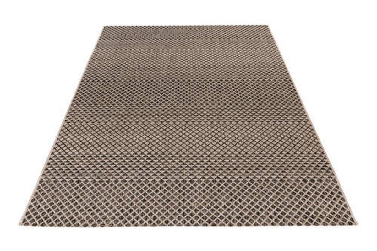 OUTDOORTEPPICH MY NORDIC - Graubraun/Grau, Design, Textil (160/230cm) - Novel