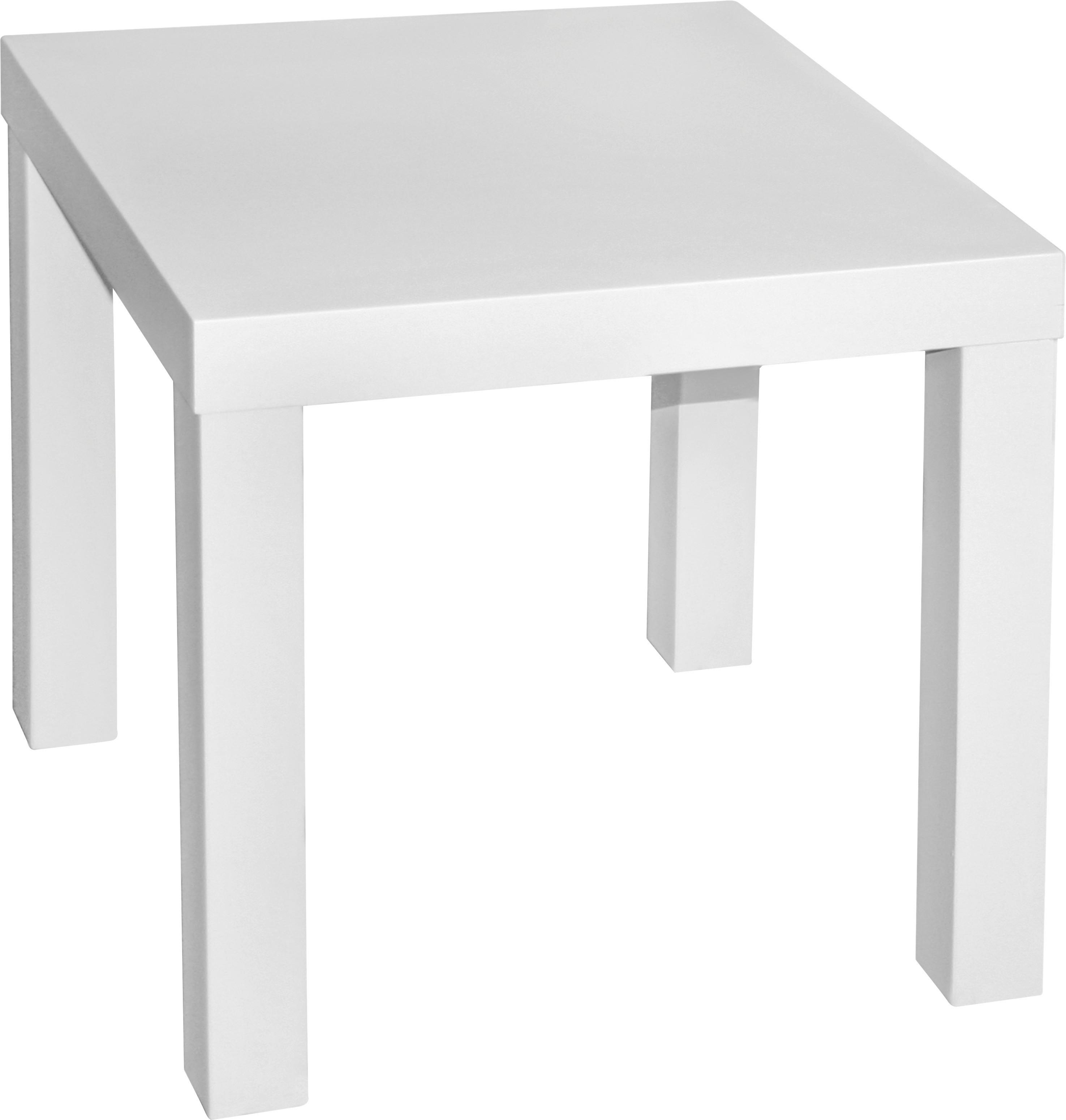 Pomoćni Stolić Normen - bijela, Modern, drvni materijal (39/40/39cm) - Based