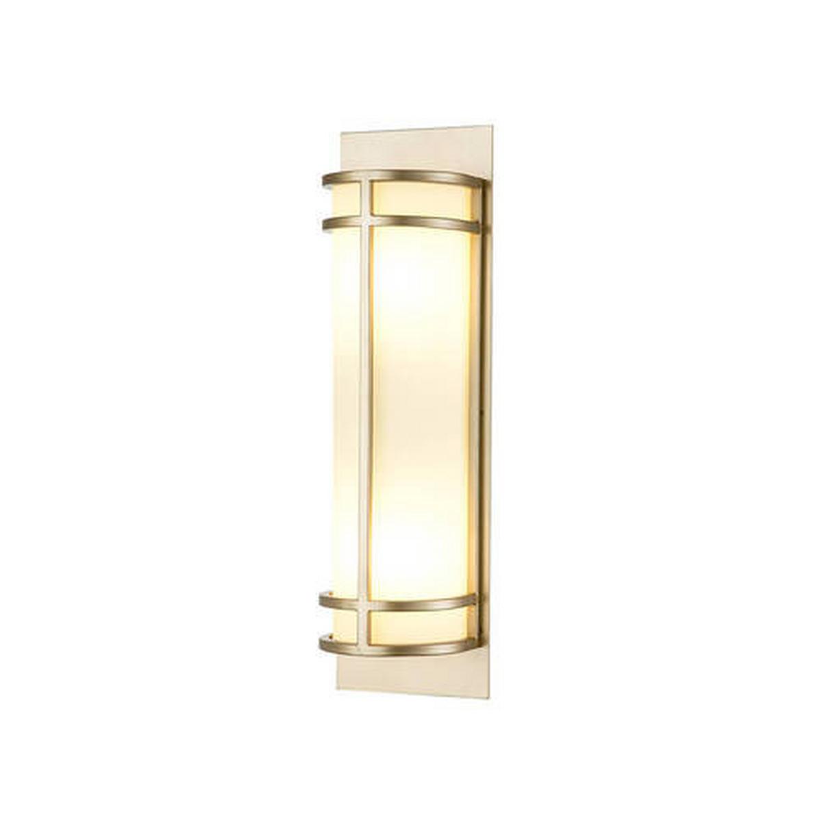 Falilámpa Fe-Fusion2-Pnbr - sárgarézszínű, Konventionell, üveg/fém (43.2/12.7/10.2cm) - Elstead Lighting